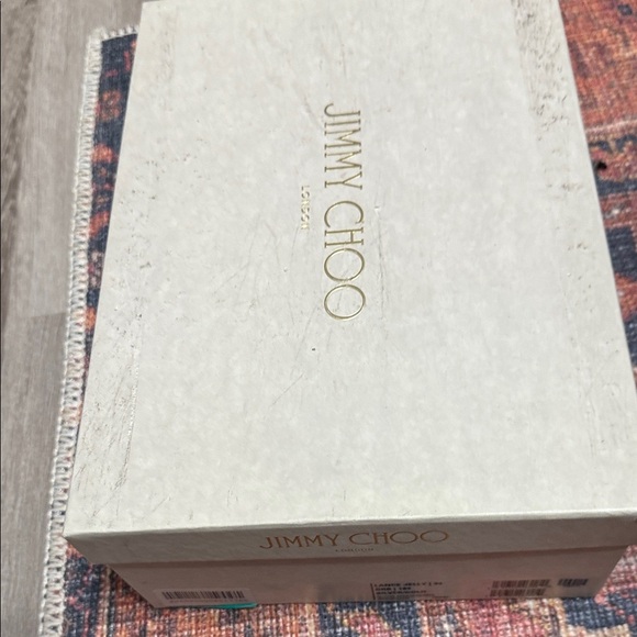 Jimmy Choo Sparkling Silver Sandals - Picture 9 of 12